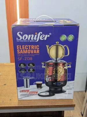 Sonifer SF-2138 Electric Kettle - 4L With 1L Ceramic Teapot