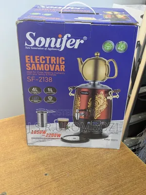 Sonifer SF-2138 Electric Kettle - 4L With 1L Ceramic Teapot