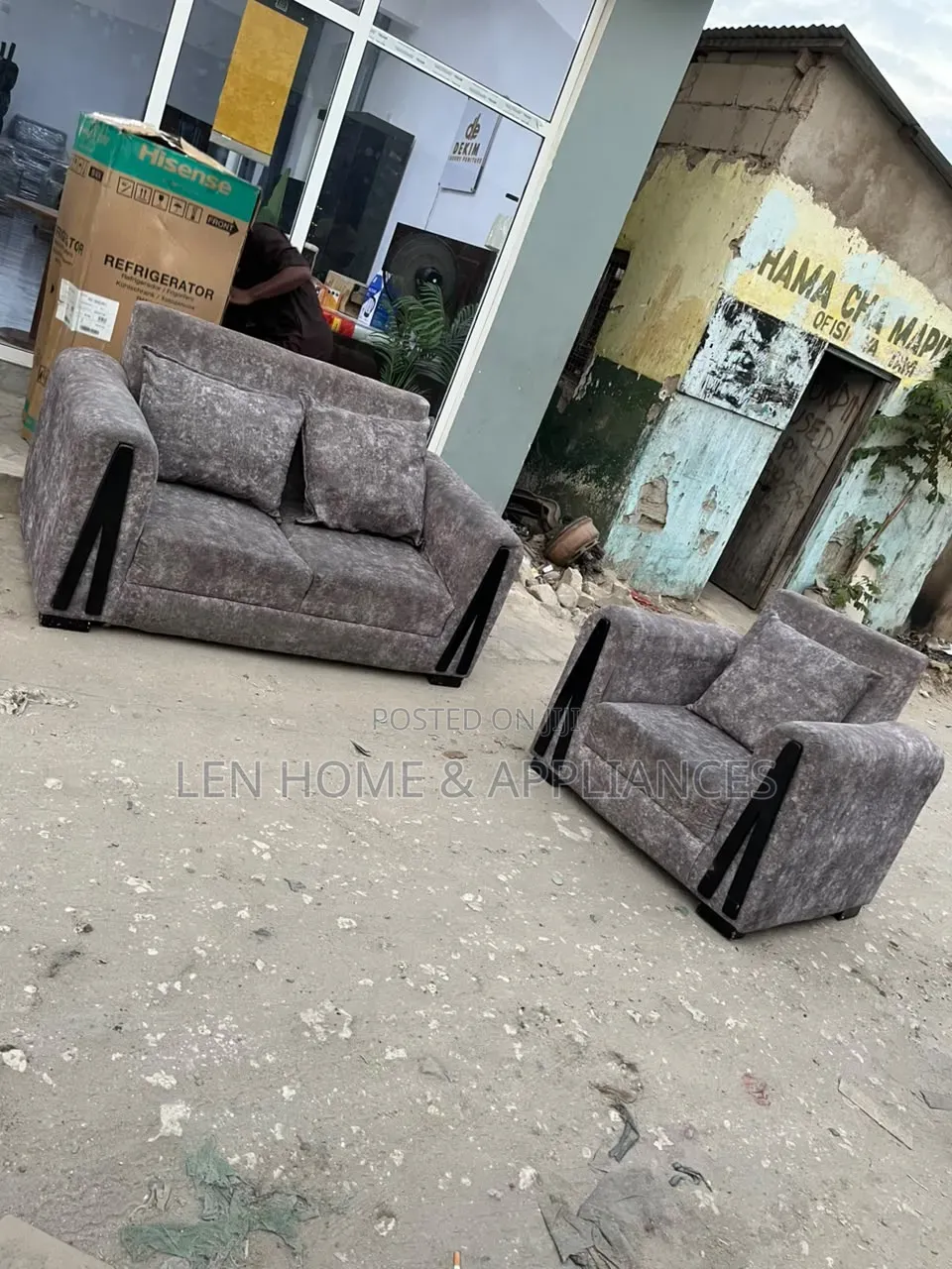 Sofa Set Ya 2:1 Color Grey