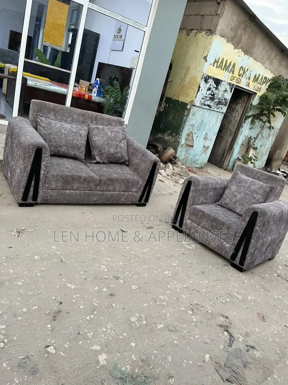Sofa Set Ya 2:1 Color Grey