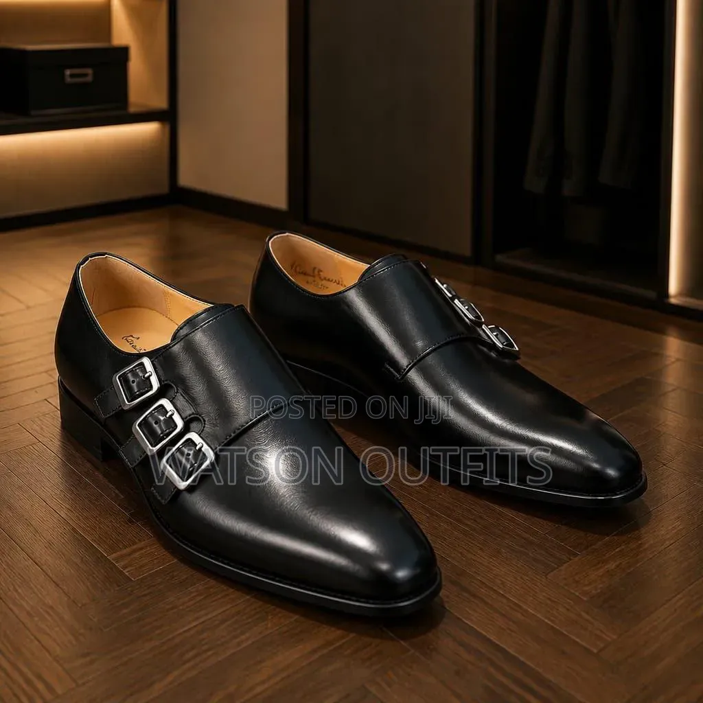 Men's Leather Shoes 2 Colours Paul Smith Brand Footwears With No Ropes