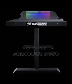 Cougar 120 RGB Gaming Desk / Heavy-Duty Computer Table