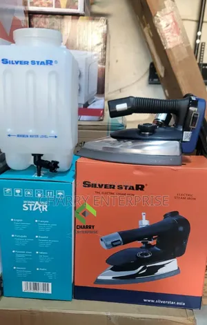 Heavy Duty Silver Star Gravity Industrial Laundry Steam Iron 4L
