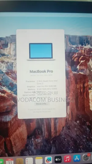 Laptop Apple MacBook Pro 2015 8GB Intel Core i7 SSD 256GB