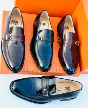 2 Colours Anax Brand Men's Leather Shoes Leather Materials Completely