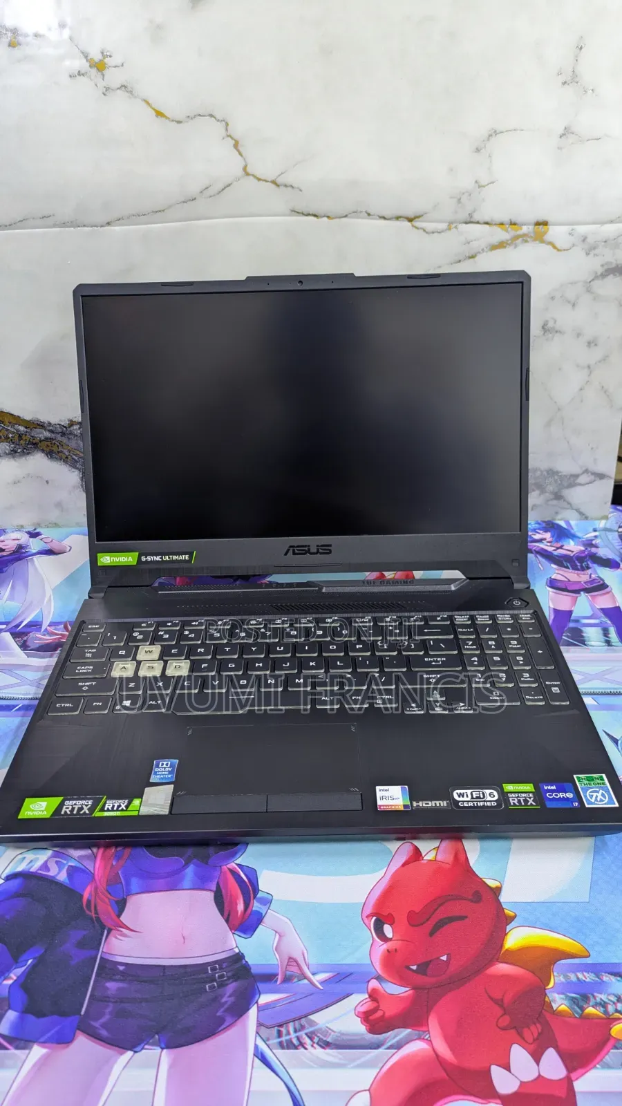 Laptop Asus TUF Gaming F15 16GB Intel Core i7 SSD 512GB