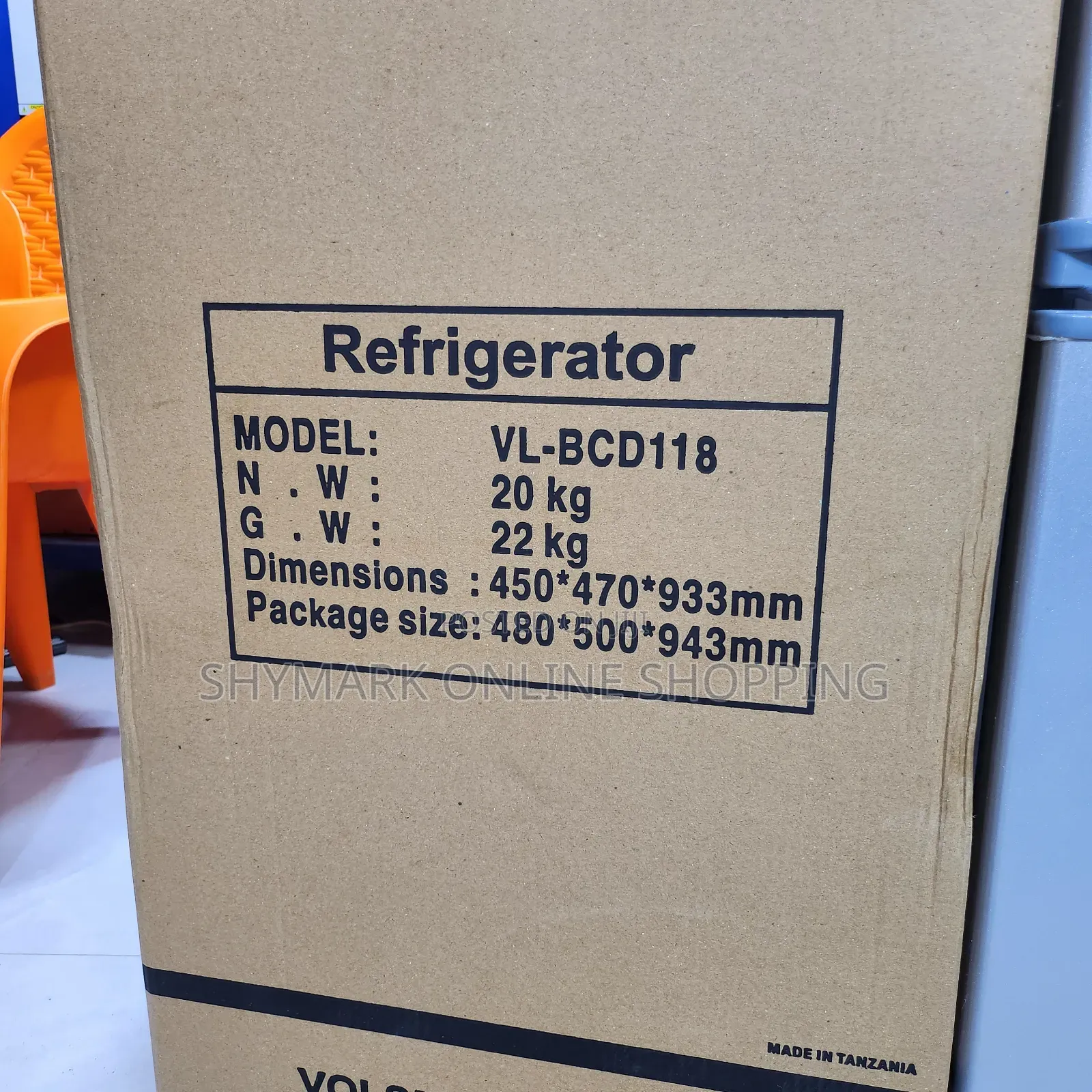 Volsmart Fridge Double Door 118L