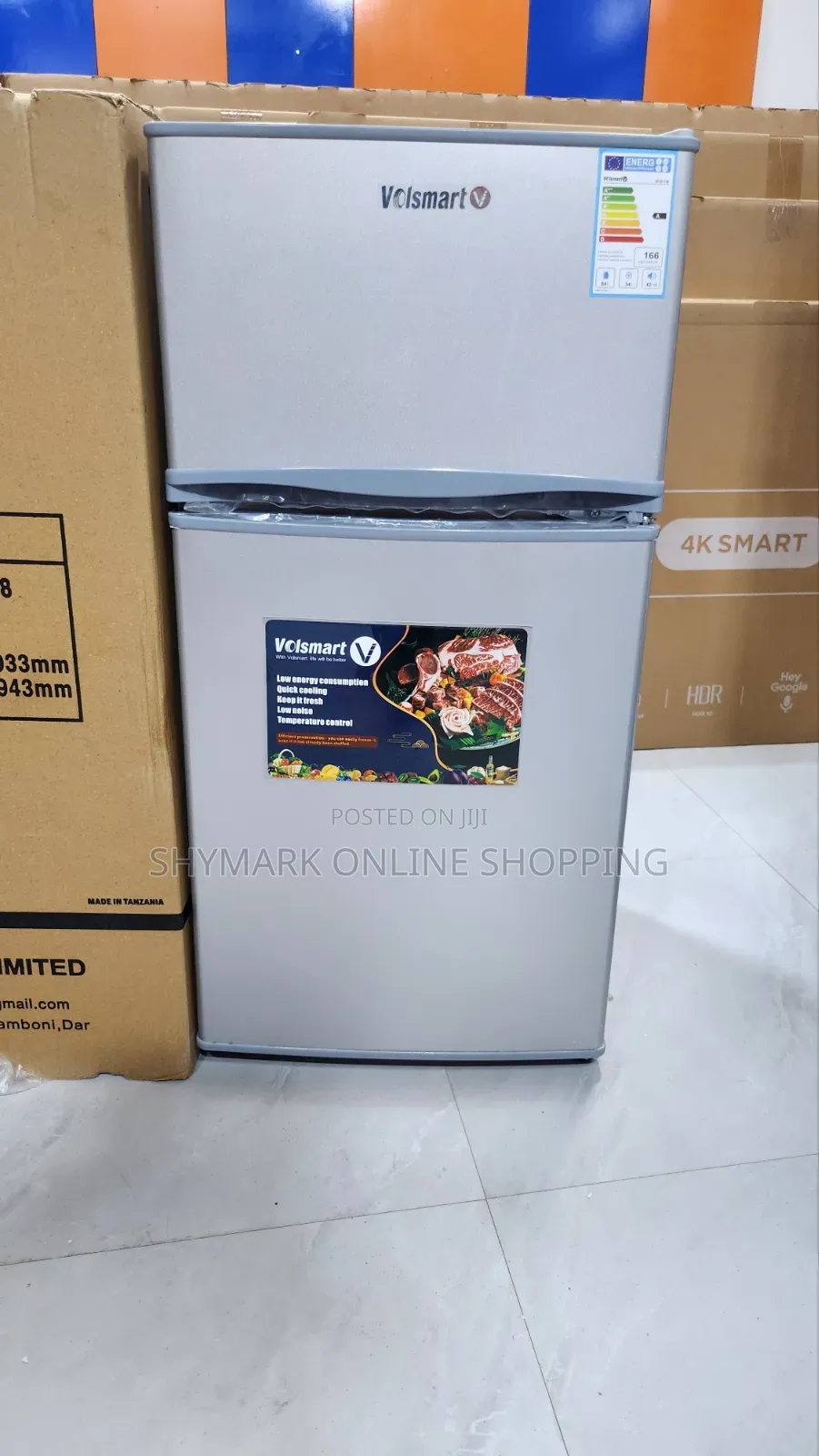 Volsmart Fridge Double Door 118L