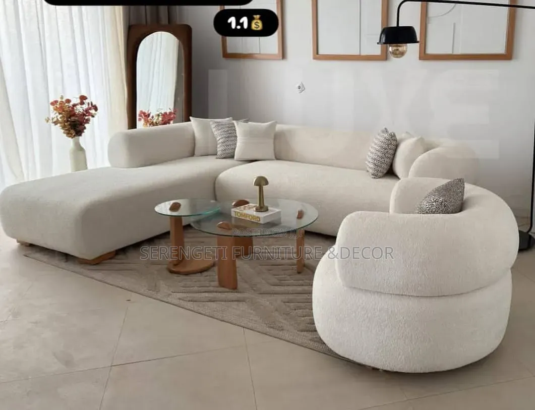 Luxury Sofa Set White Color
