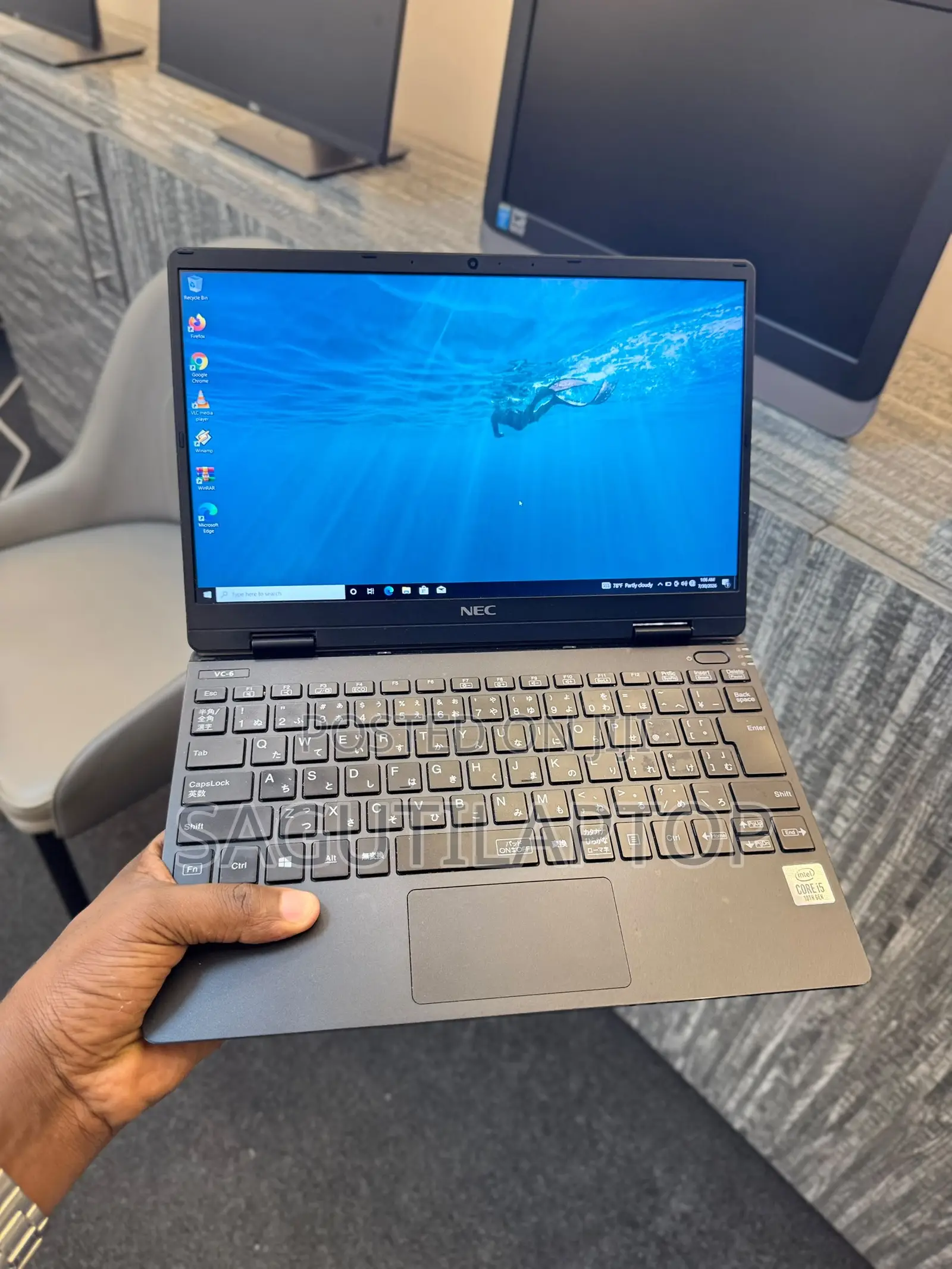 Laptop NEC 8GB Intel Core i5 SSD 256GB