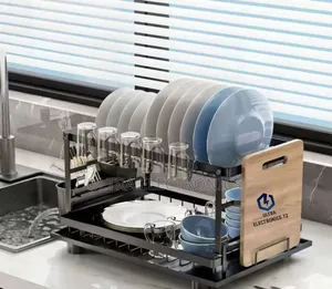 Simple Multifunctional Dish Drying Kitchen Rack Organizer Ya Vyombo