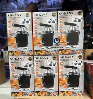 SOKANY Electric Citrus Juicer for Orange, Lemon Etc Ya Machungwa
700w