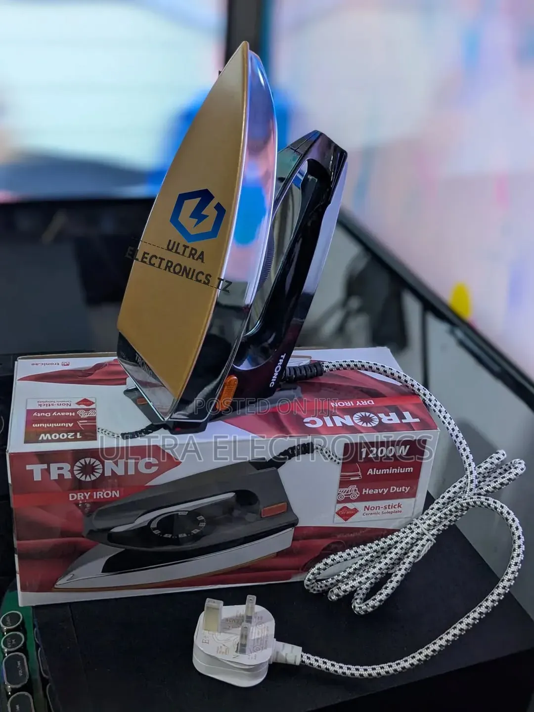ORIGINAL TRONIC Non Stick Dry IRON Heavy Duty With 1200 Watts