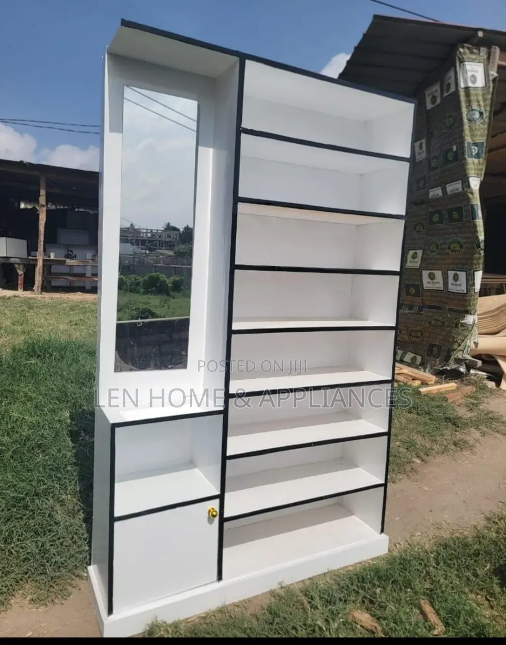 Shoe Rack Yenye Kioo Quality Color White