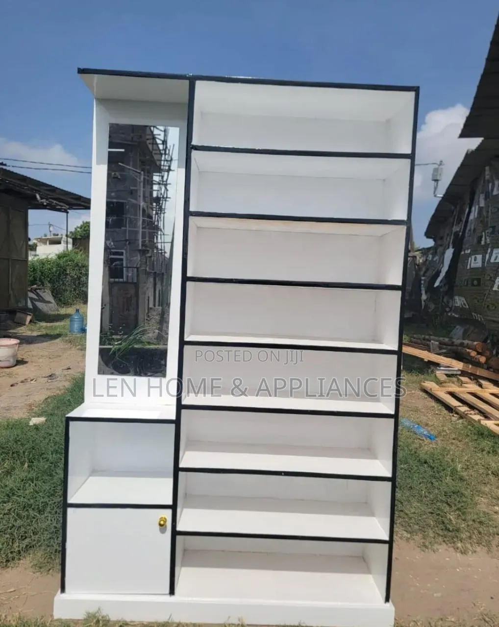 Shoe Rack Yenye Kioo Quality Color White