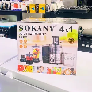 Sokany 4-in-1 Juice Extractor (800W) With Stainless Steel Blades