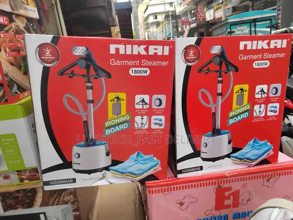 Nikai 2L Vertical Garment Steamer (1800W) – Fast Fabric Steaming