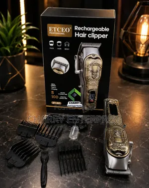 ETCEO Professional Rechargeable Hair Clipper Set,