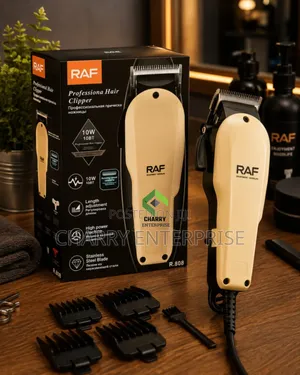 RAF Professional Hair Clipper Electrical Mashine Ya Kunyolea Ya Waya