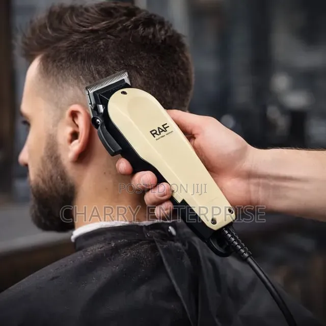 RAF Professional Hair Clipper Electrical Mashine Ya Kunyolea Ya Waya