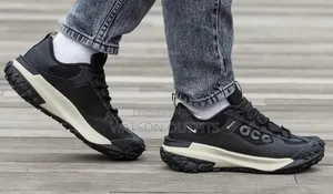 Men's Leather Sneaker Shoes Acg Brand Materials Very Classical