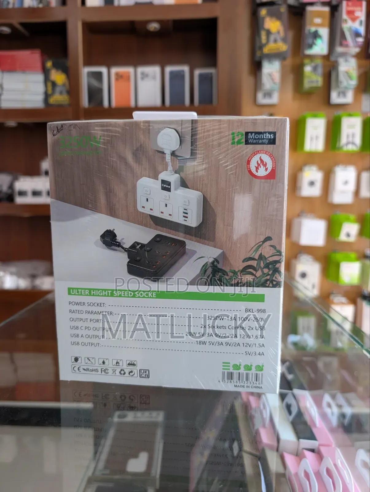 2 Ways Power Socket and USB