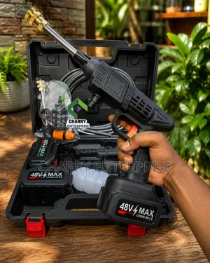 Water Gun Portable 48v Cordless Pressure Washer Cleaning Gun Kit