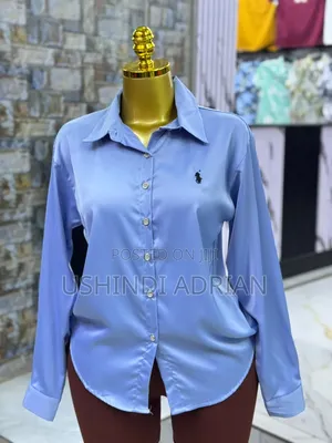 satin Shirt Polo Plain–premium Quality