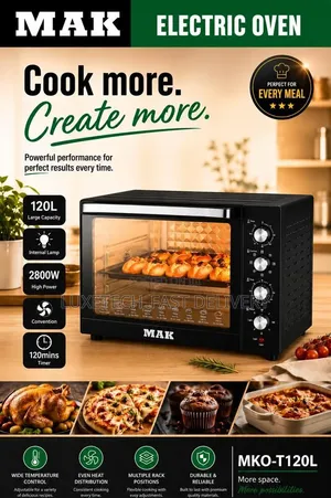 MAK 120L Electric Oven (Large Capacity Baking Oven)