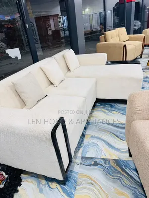Sofa L Shape Color Cream