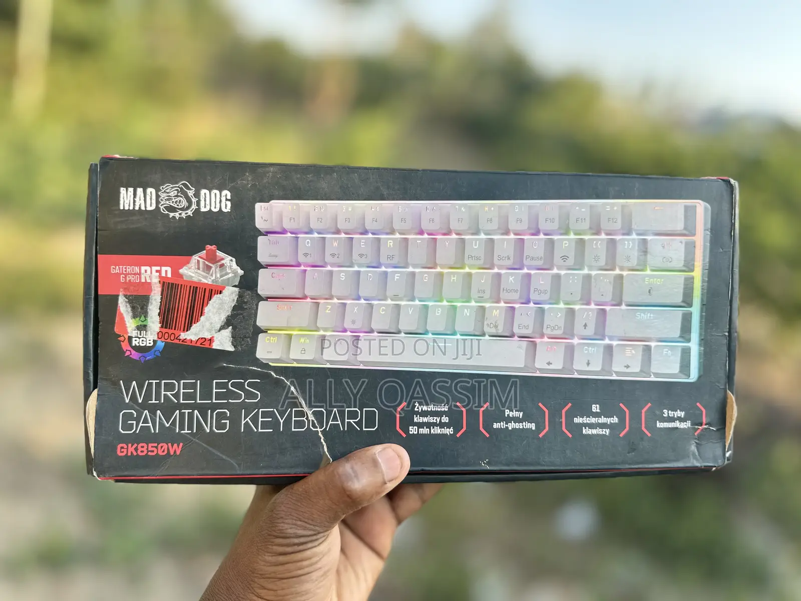 Wereless Gaming Keyboard Gk850w