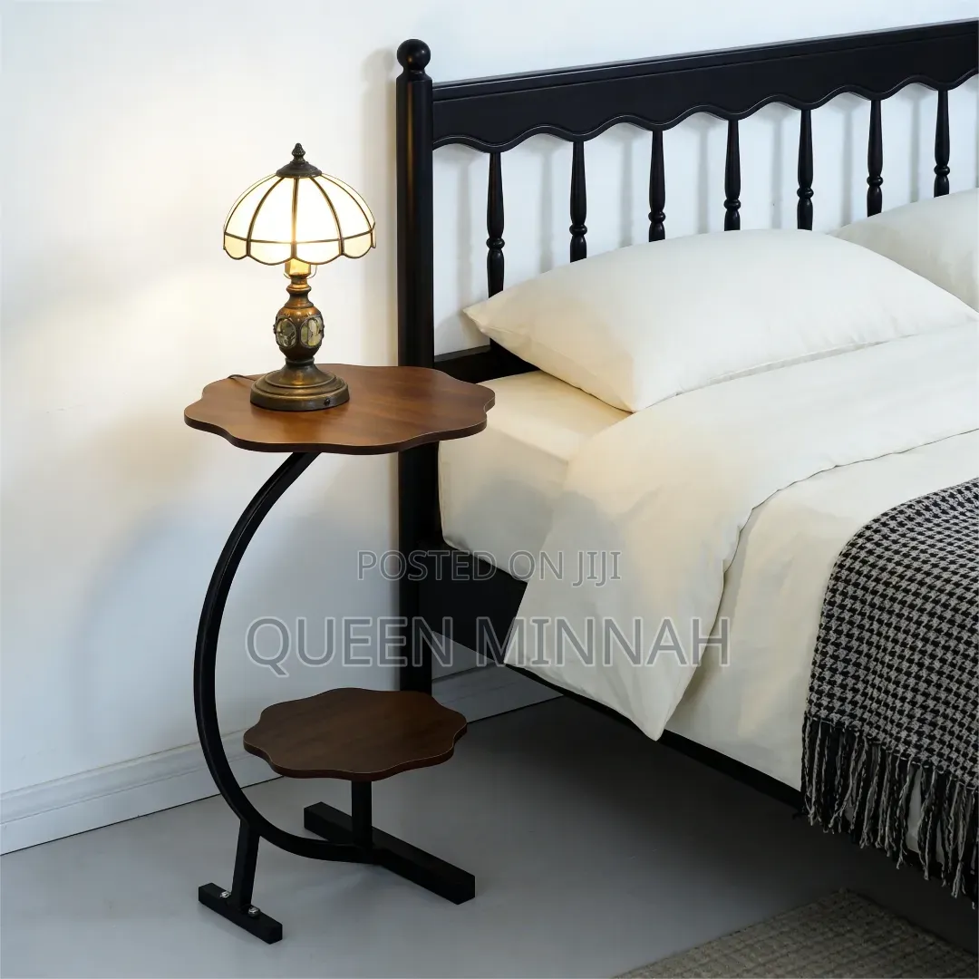 Meza Ya Pembeni Ya Sofa (C-Side Table / Couch Table)