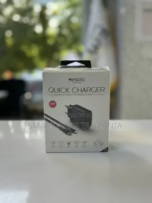 Yesido Quick Charger 30W Dual USB Port With PPS Protocol and Cables