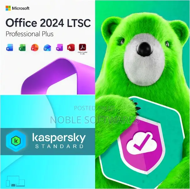 Microsoft Office 2024 Professional Plus + Kaspersky Standard 2026