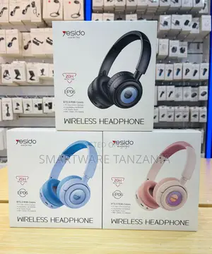 Yesido EP06 Wireless Headphones Bluetooth 5.3, 20H Playtime RGB Colors
