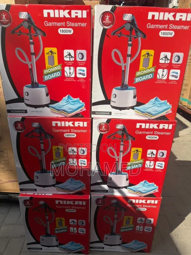  NIKAI 1800W Garment Steamer – Inapatikana Sasa