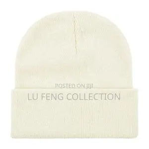 Unisex Acrylic Knit Beanie Winter Hat Custom Logo Embroidery
