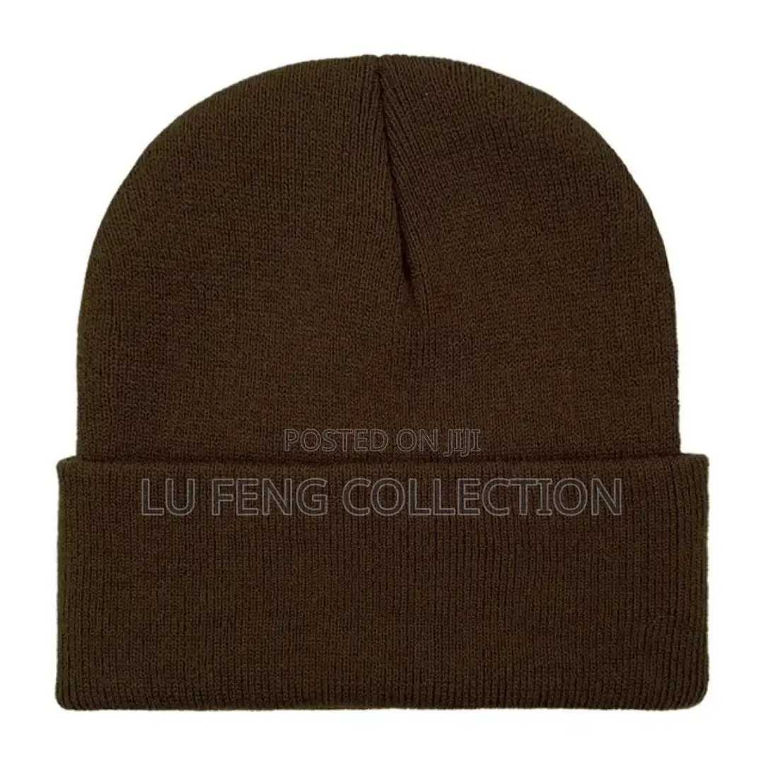 Unisex Acrylic Knit Beanie Winter Hat Custom Logo Embroidery