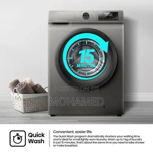 Hisense 7Kg Front Loader Washing Machine With Inverter-Wfqp7012vmt