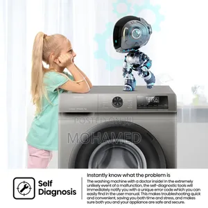 Hisense 7Kg Front Loader Washing Machine With Inverter-Wfqp7012vmt
