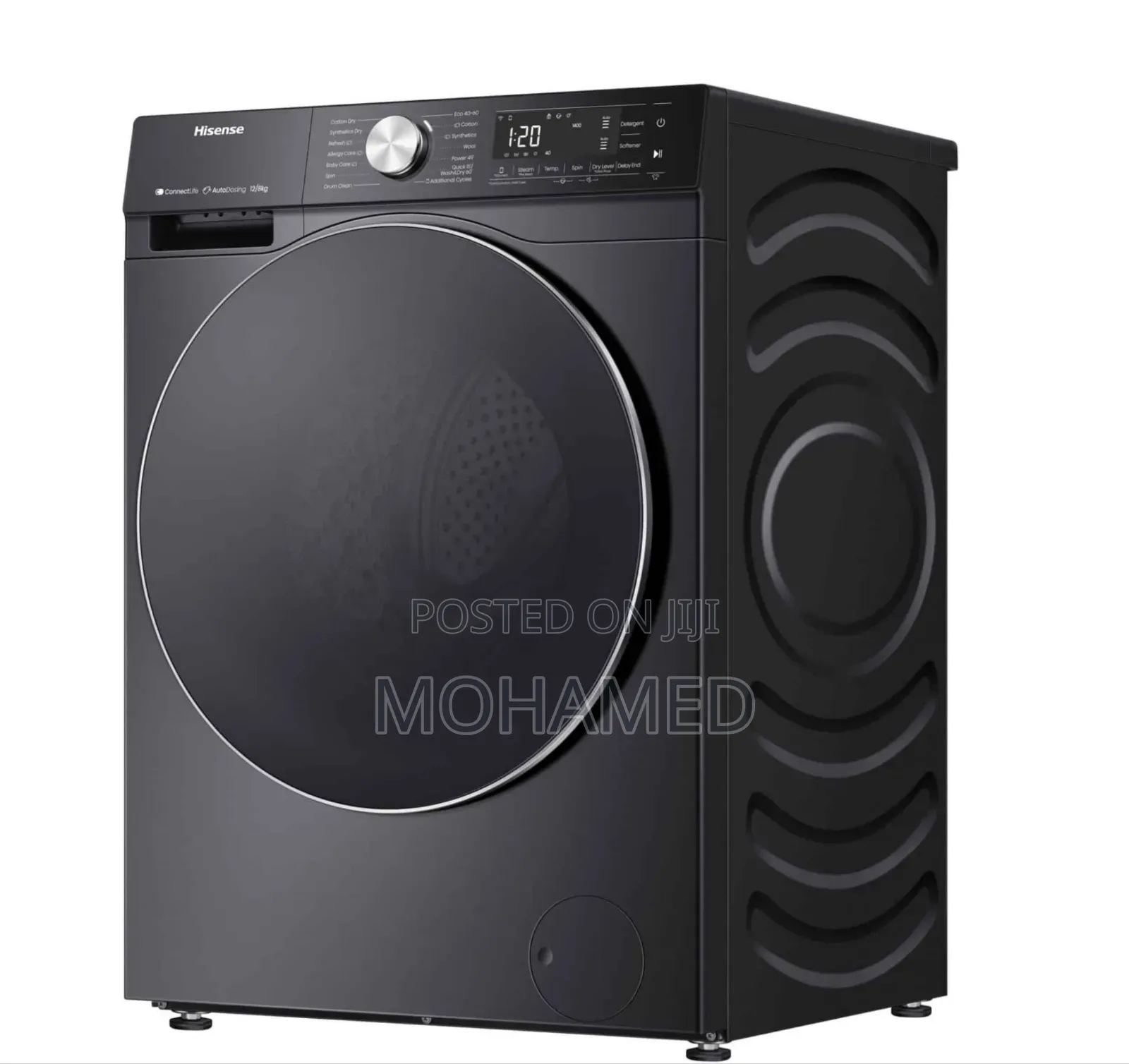 Hisense WD5S1245BB | 5S Series 2 in 1 Washer(12kg) Dryer(8kg)