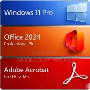 Windows 11 Pro + Ms Office 2024 + Adobe Acrobat Pro