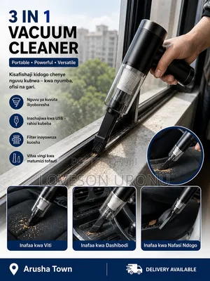 3 in 1 Vacuum Cleaner for Car and Homes