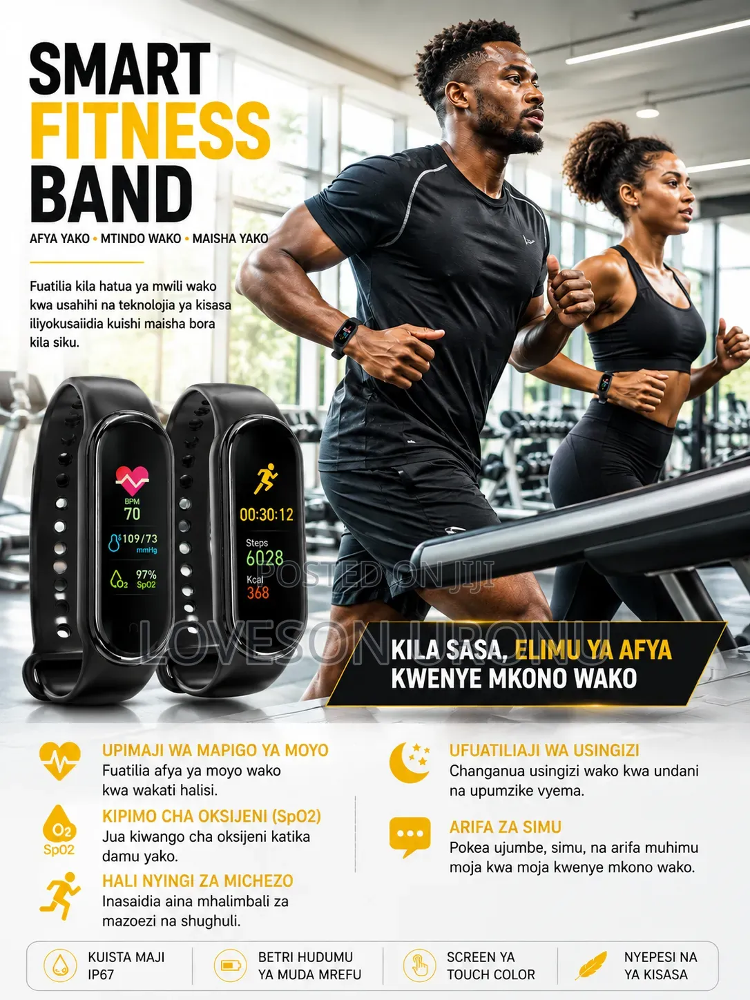 Smart Fitness Watch Band