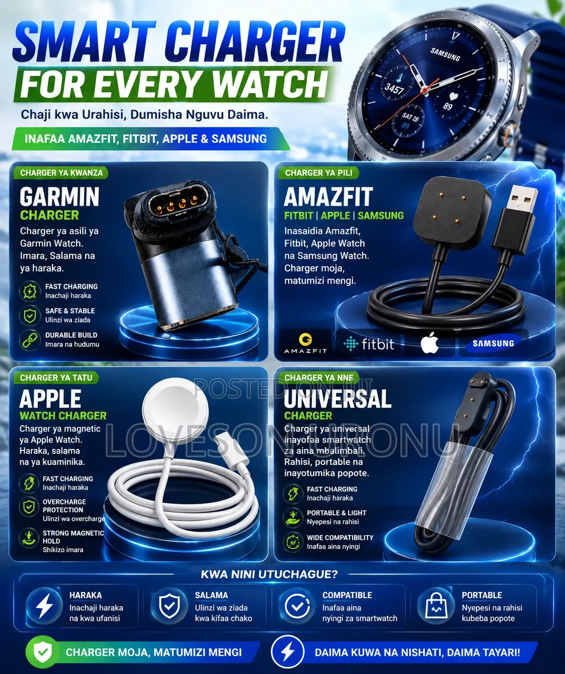 Smart WTCH Charger for All