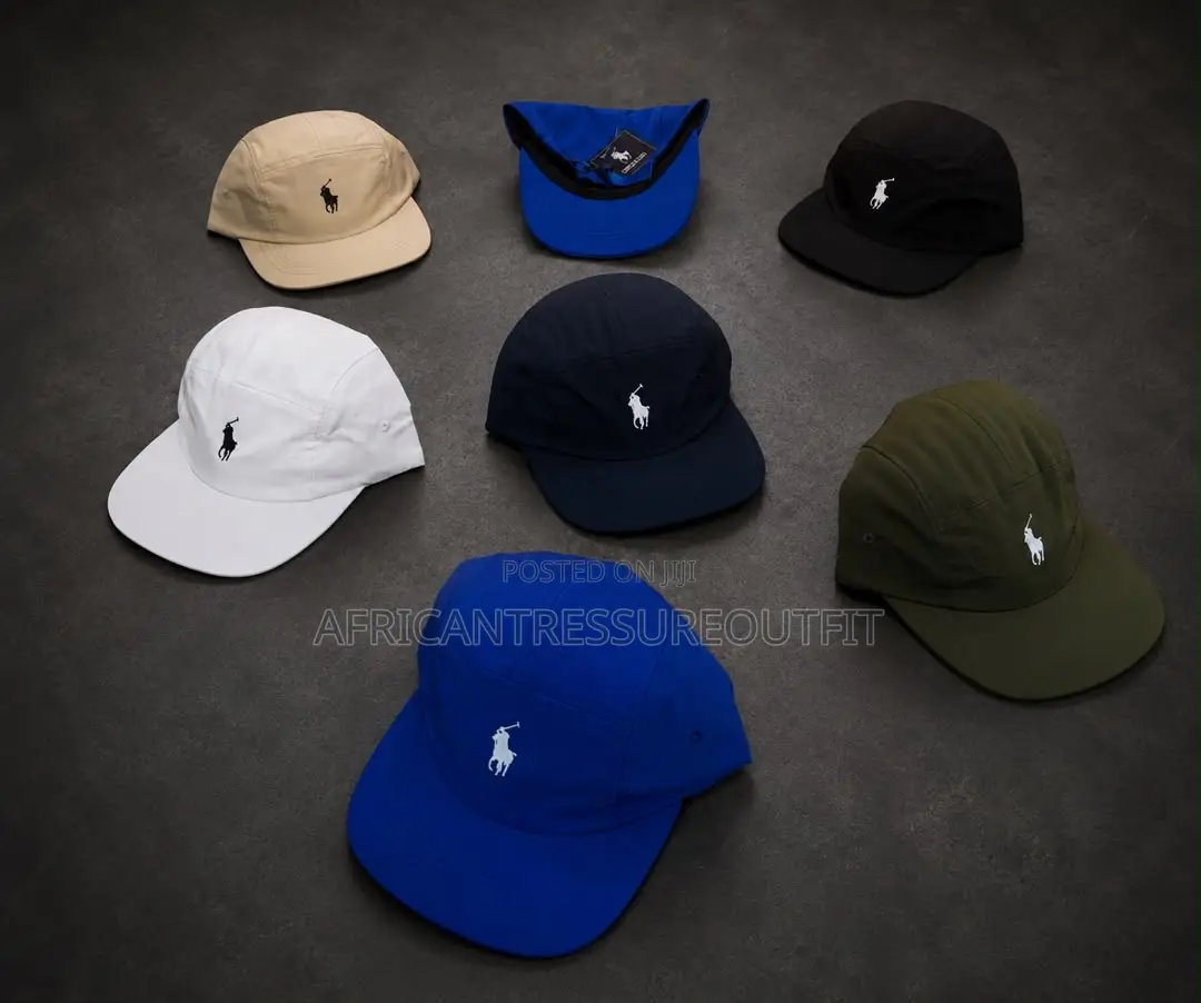 Nike 5 Panel Caps Collection Features White Embroidered Pony Logo