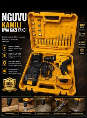 EPICA STAR 18V Cordless Drill Kit.