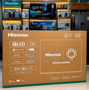  Hisense Qled 65” Smart TV 
Model: 65q6q