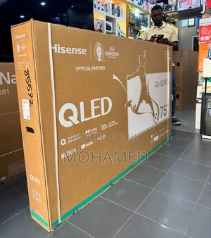  Hisense Qled 75” Smart TV 
Model: 75q6q