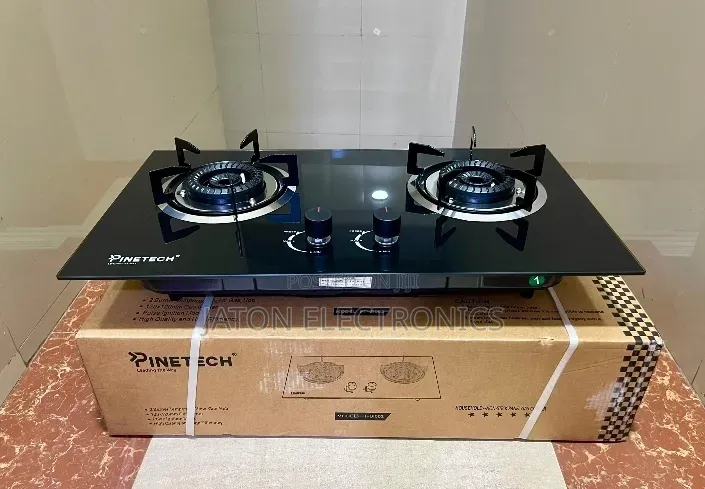 PINETECH Built in Gas Stove 2 Burner